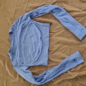 Long-sleeved Spandex Workout Top